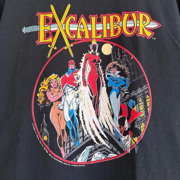 Vintage 1989 Excalibur Marvel Shirt - Picture 3 of 7
